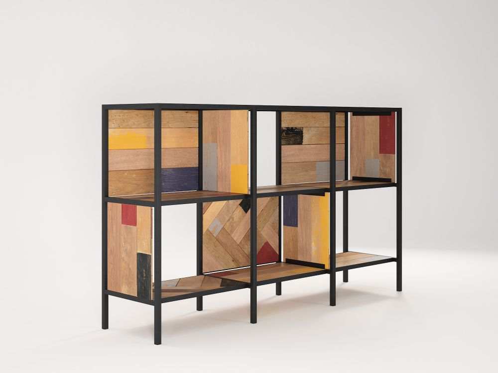 Bibliothèques - Planke Horizontal Rack 6 Compartments - KARPENTER
