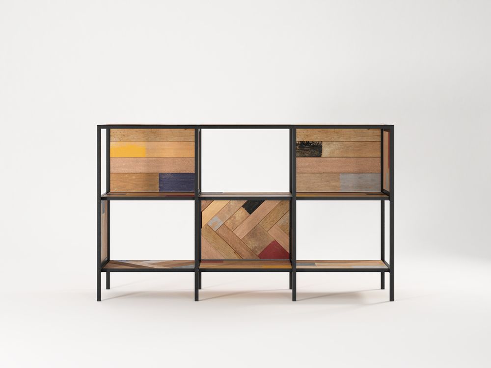 Bibliothèques - Planke Horizontal Rack 6 Compartments - KARPENTER