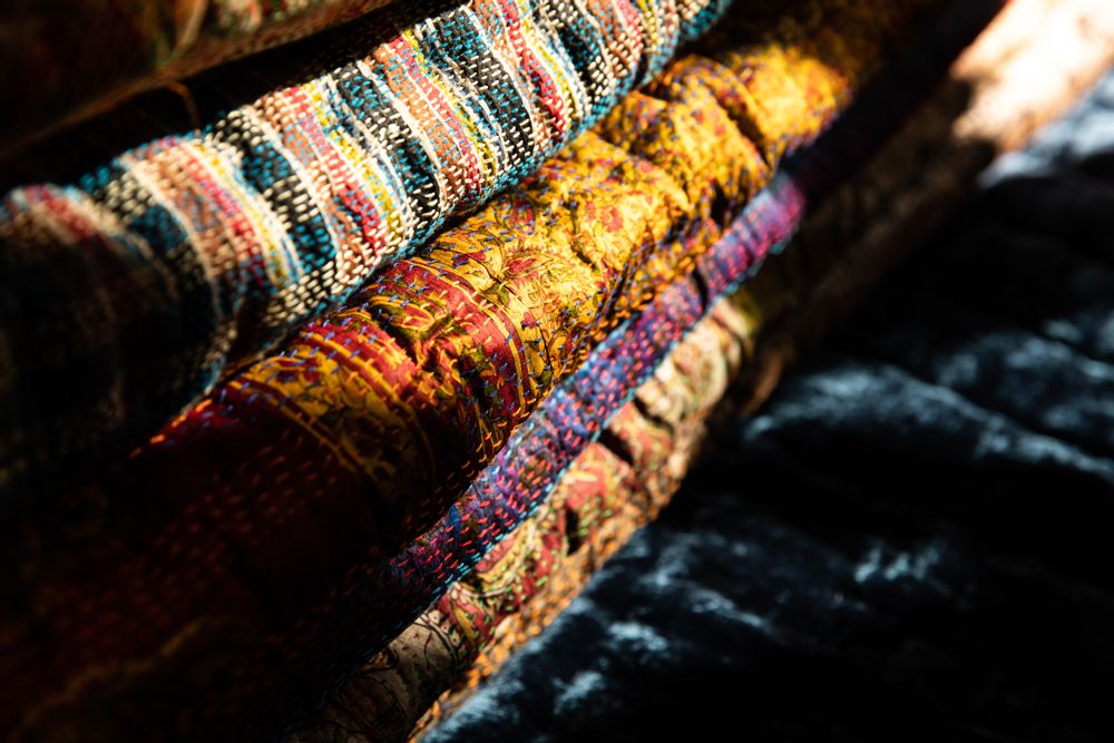 Linge de lit - Couverture en velours AZAD - LA CABANE DE STELLA