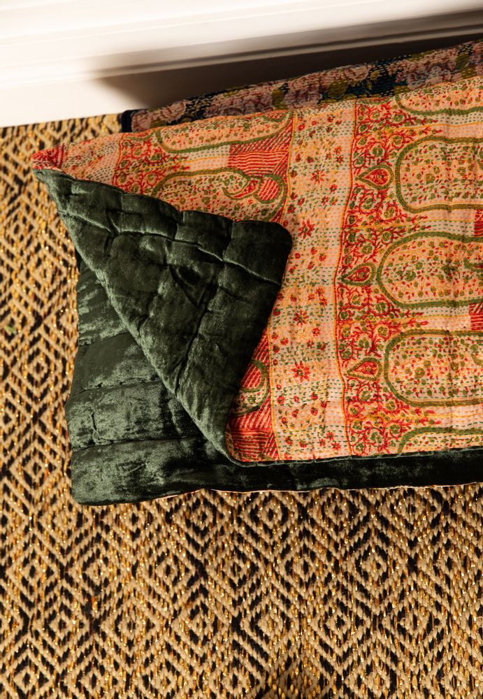 Linge de lit - Couverture en velours AZAD - LA CABANE DE STELLA