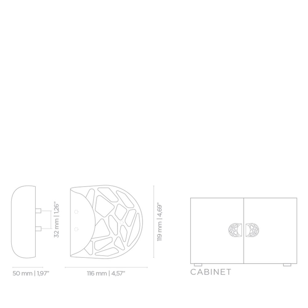 Artistic hardware - ATLAS CM3008 - PULLCAST