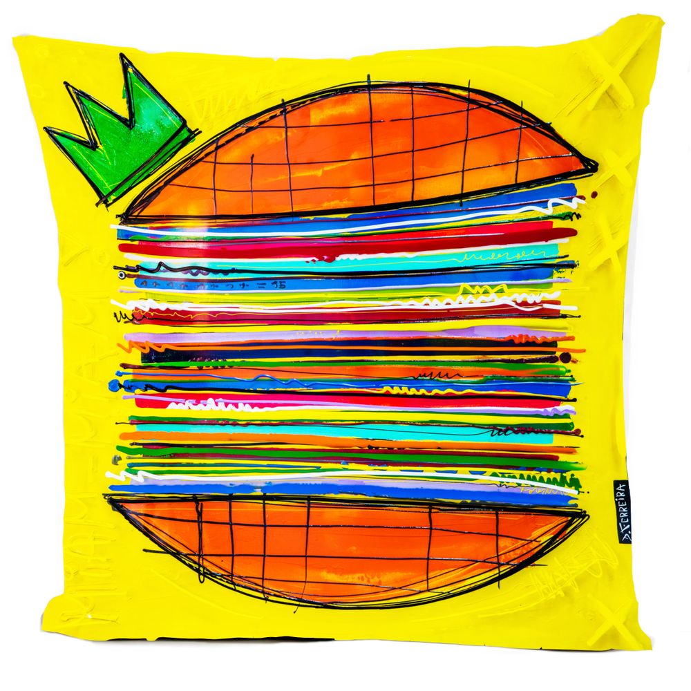 Coussins textile - Coussin MIAM MIAM 2 by David FERREIRA - ARTPILO