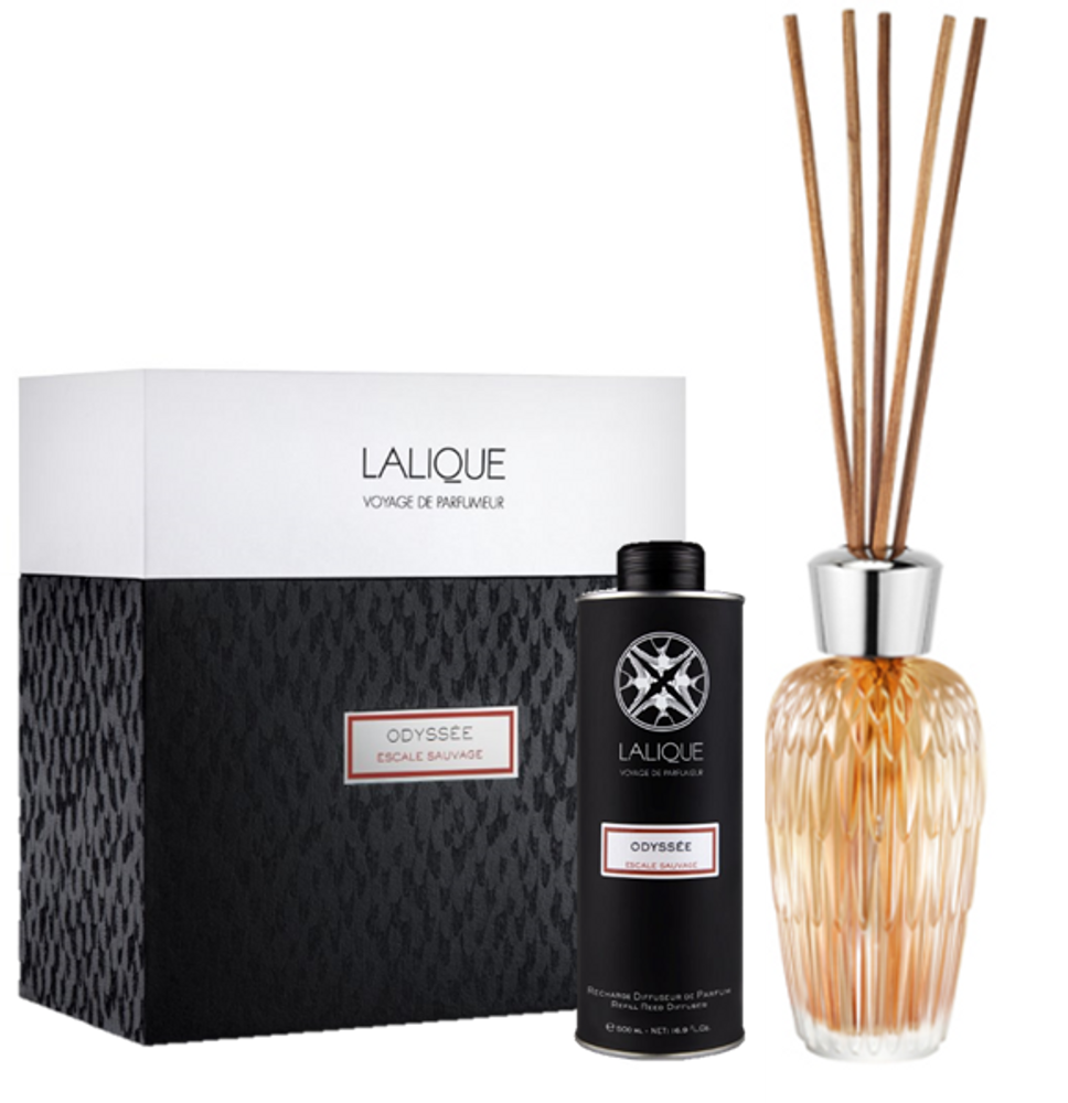 Objets de décoration - ODYSSÉE, DIFFUSEUR CRISTAL - LALIQUE VOYAGE DE PARFUMEUR