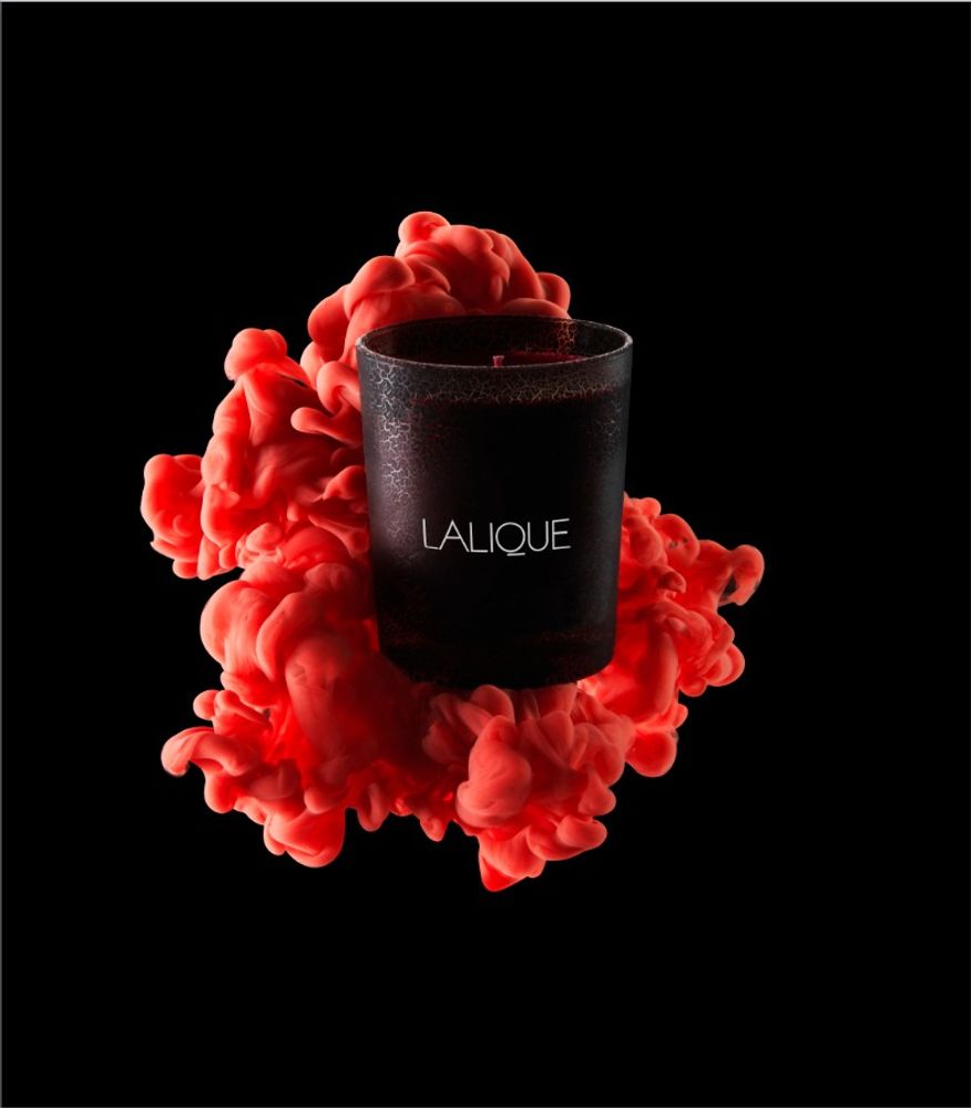 Decorative objects - THE VOLCANO, MAUI - SCENTED CANDLE - LALIQUE VOYAGE DE PARFUMEUR