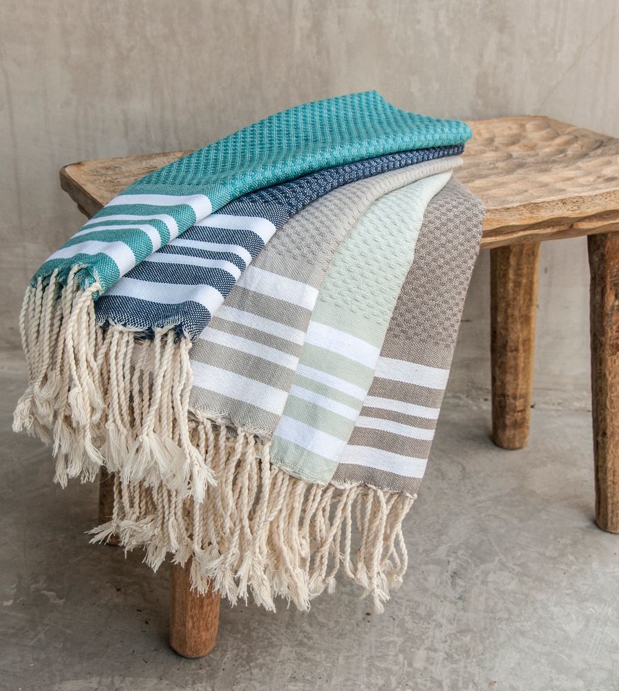 Gifts - Fouta Hamptons Bathroom Set - FEBRONIE
