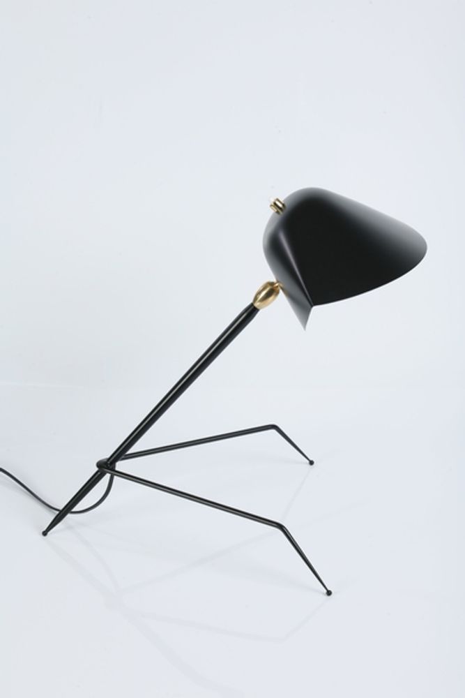 Table lamps - TRIPOD LAMP - EDITIONS SERGE MOUILLE