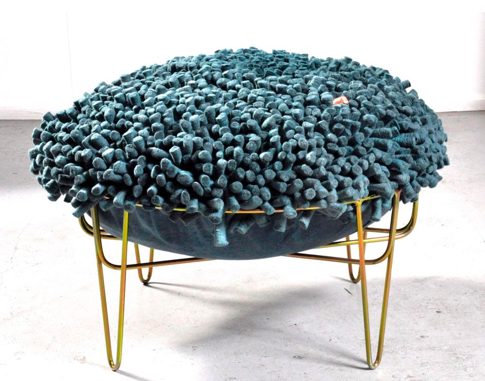 Stools - Porcupine stool - RONEL JORDAAN TEXTILES
