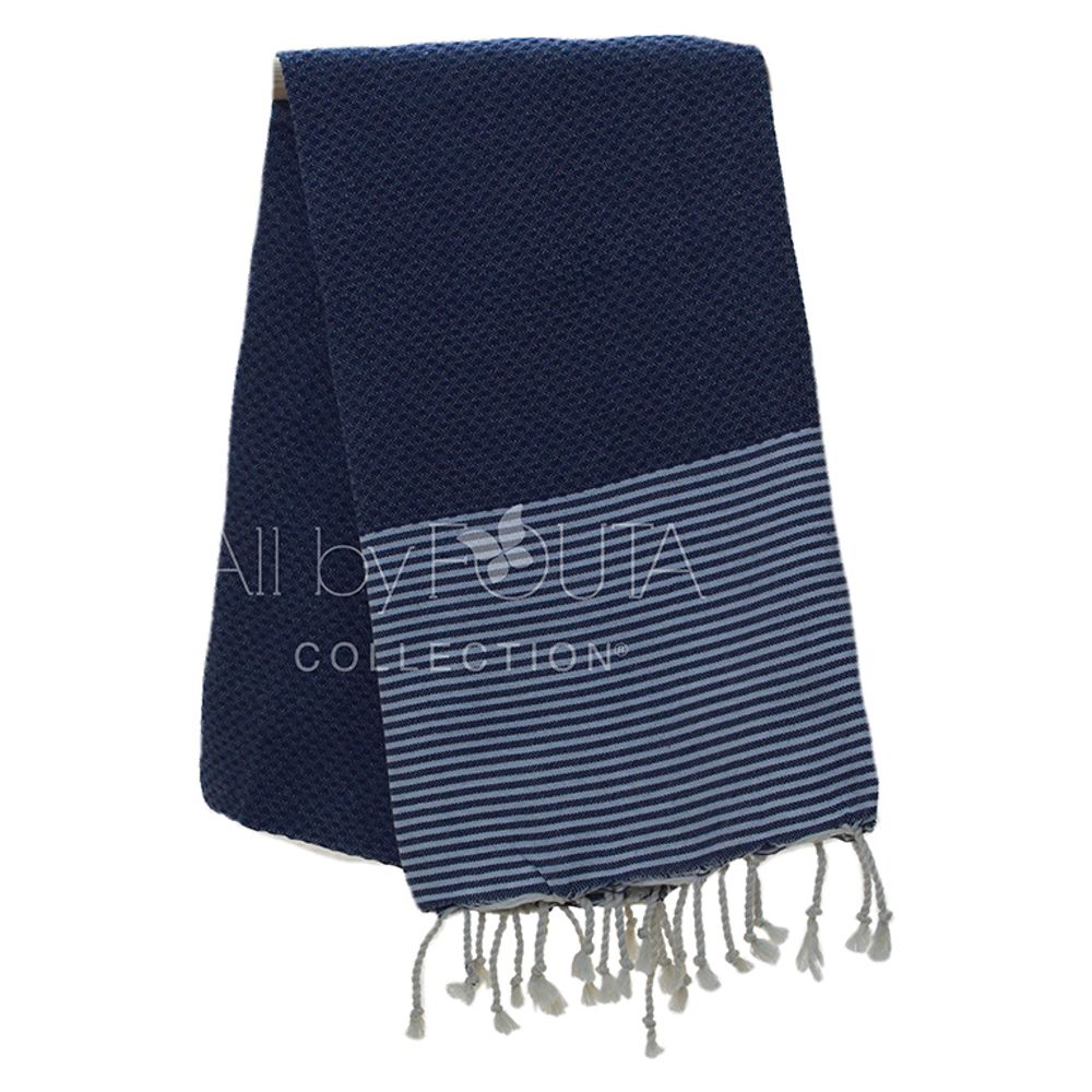 Autres linges de bain - FOUTA Format Standard - 1/2m - Tissage Nid d'Abeille - Modèle LILI - ALL BY FOUTA