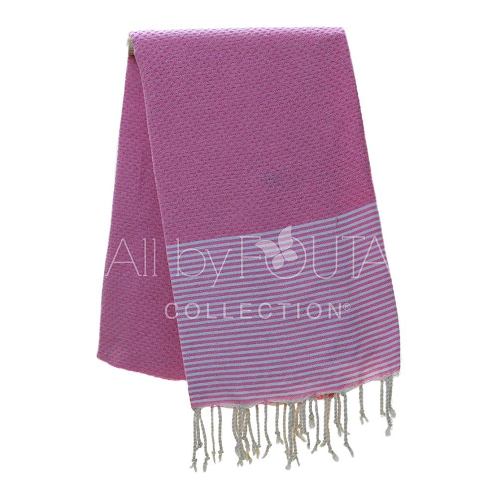 Autres linges de bain - FOUTA Format Standard - 1/2m - Tissage Nid d'Abeille - Modèle LILI - ALL BY FOUTA