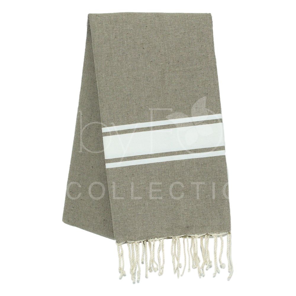 Linge de table textile - FOUTA Format Standard - 1/2m - Tissage à Plat - Modèle IBIZA - ALL BY FOUTA