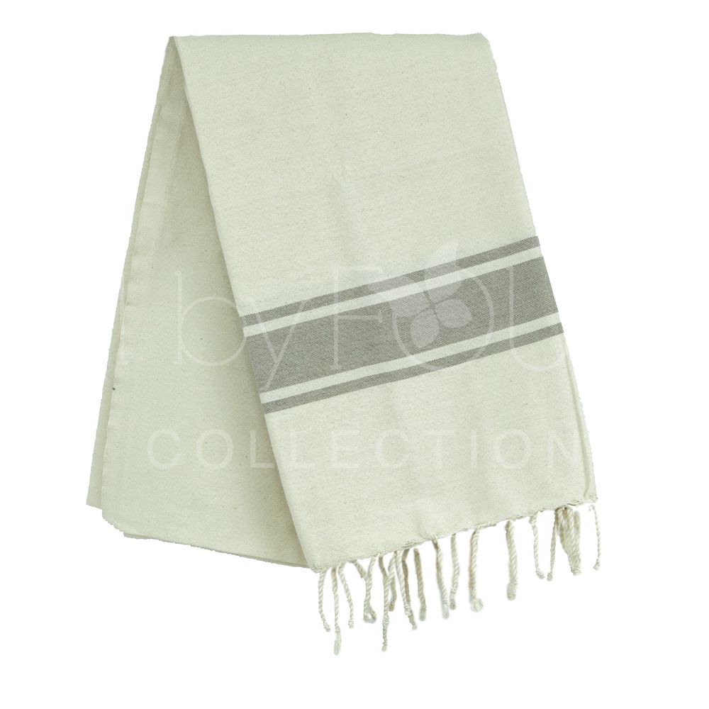 Linge de table textile - FOUTA Format Standard - 1/2m - Tissage à Plat - Modèle IBIZA - ALL BY FOUTA