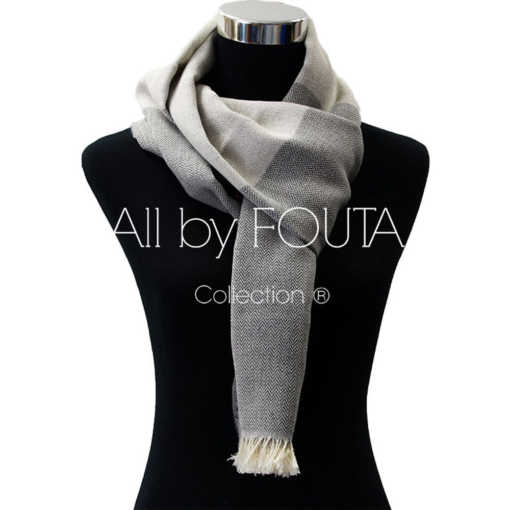 Foulards et écharpes - Coffrets Echarpes Tissage Jacquard 100% Coton - ALL BY FOUTA