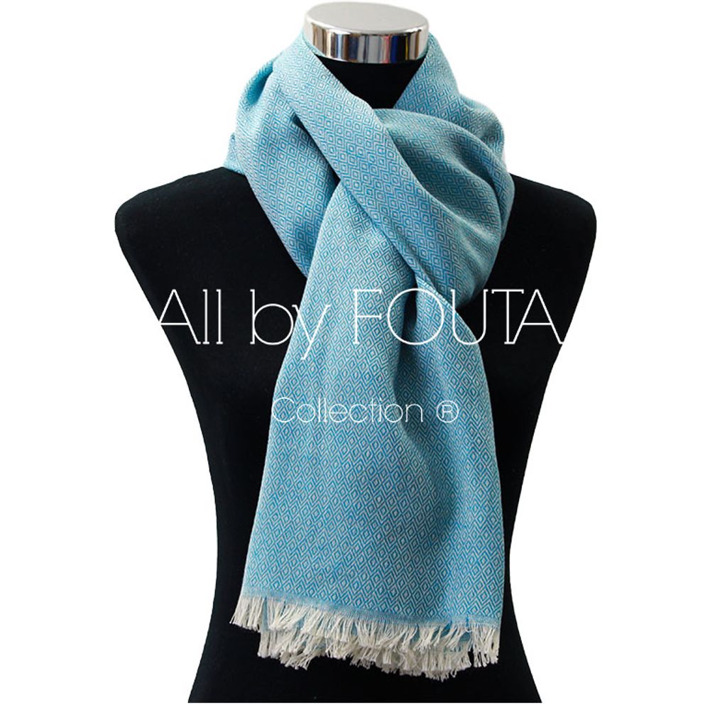 Foulards et écharpes - Coffrets Echarpes Tissage Jacquard 100% Coton - ALL BY FOUTA