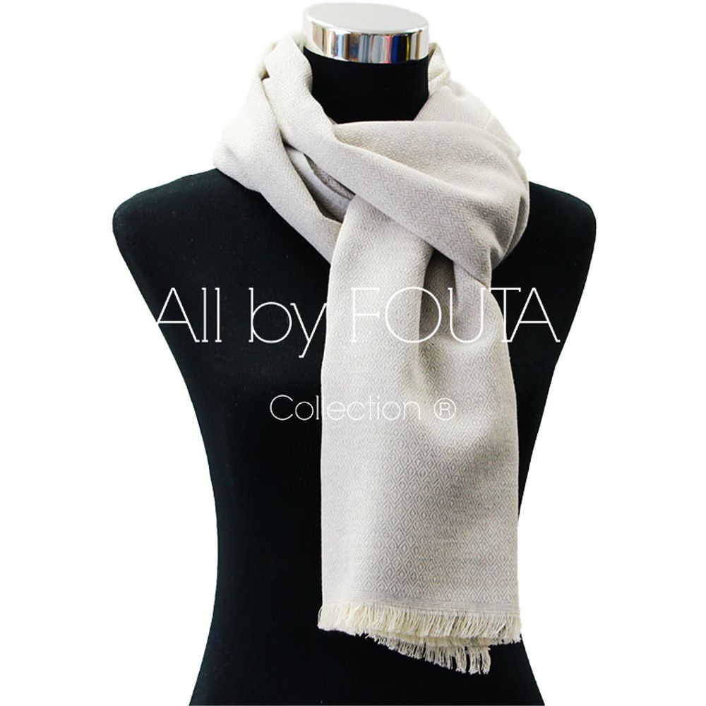 Foulards et écharpes - Coffrets Echarpes Tissage Jacquard 100% Coton - ALL BY FOUTA