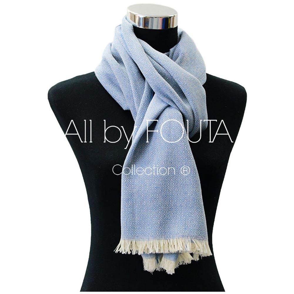 Foulards et écharpes - Coffrets Echarpes Tissage Jacquard 100% Coton - ALL BY FOUTA