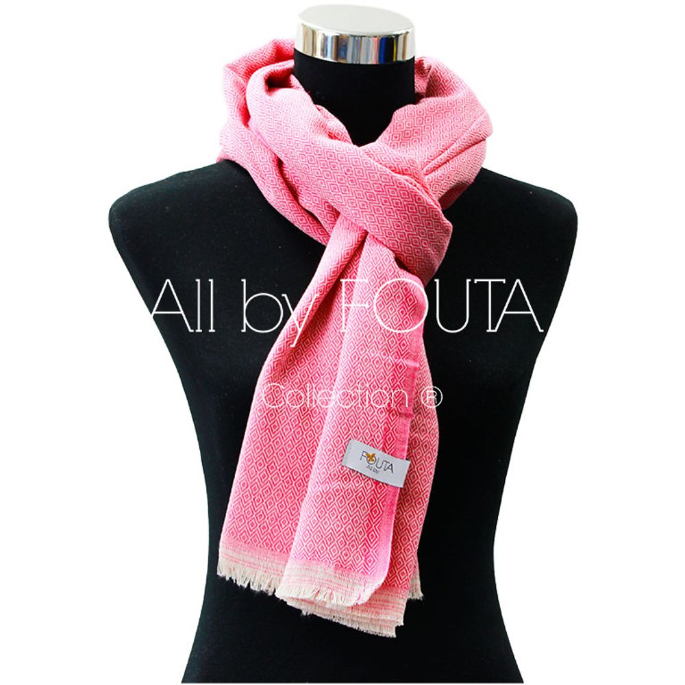 Foulards et écharpes - Coffrets Echarpes Tissage Jacquard 100% Coton - ALL BY FOUTA