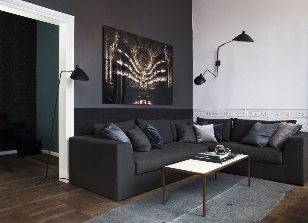 Wall lamps - 2 ROTATING ARM : TWO STRAIGHT AND CURVED ARM WALL - EDITIONS SERGE MOUILLE