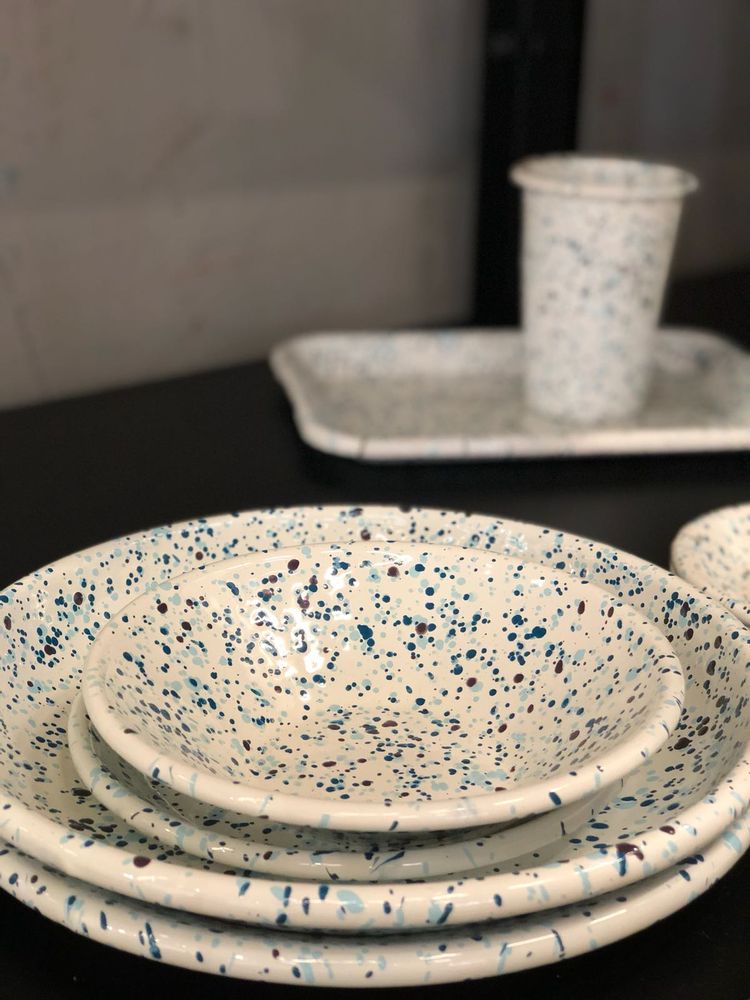 Meubles de cuisines  - Les assiettes Sparkle - ELIFLE ENAMELWARE