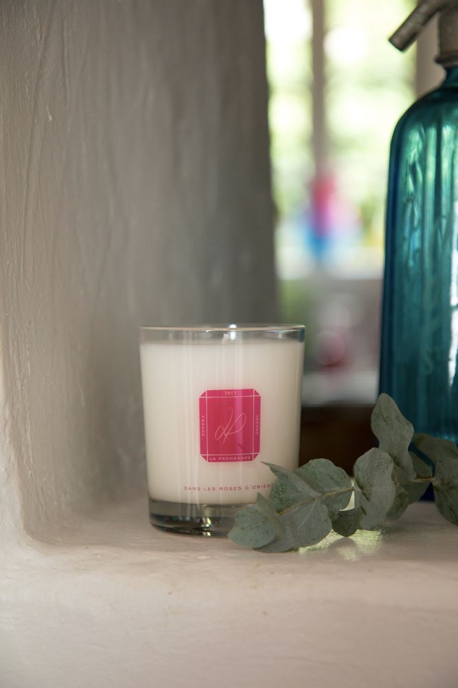 Candles - Dans les roses d'Orient (natural wax) - LA PROMENADE