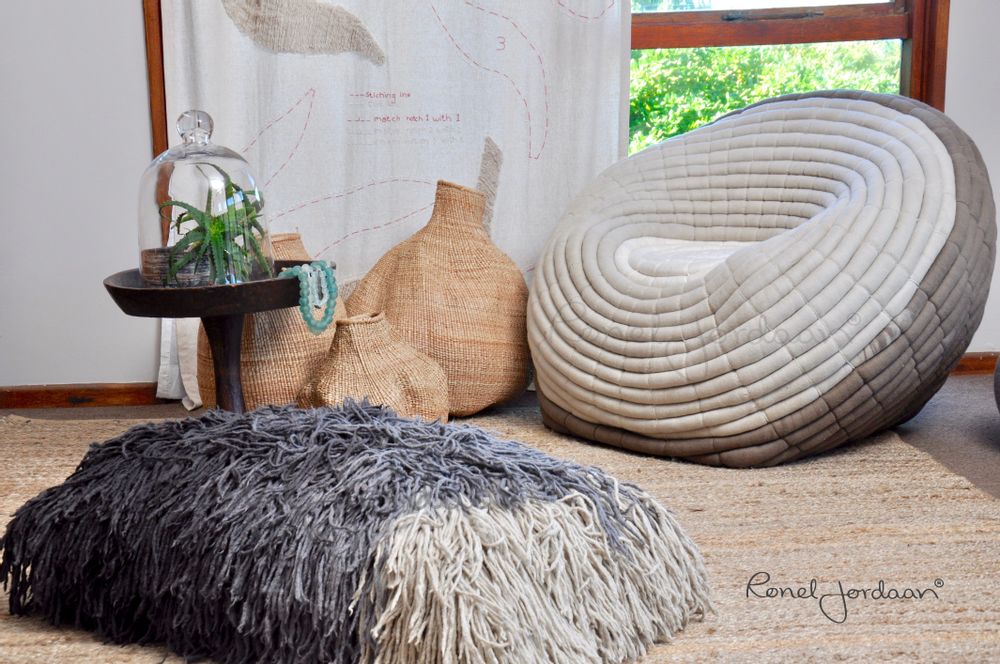 Armchairs - Ndebele range - RONEL JORDAAN TEXTILES