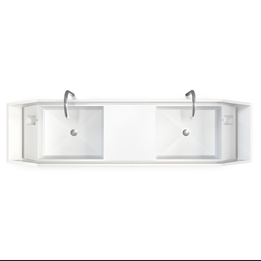 Spa - Lavabo Sampan Double Vanity - WOHABEING