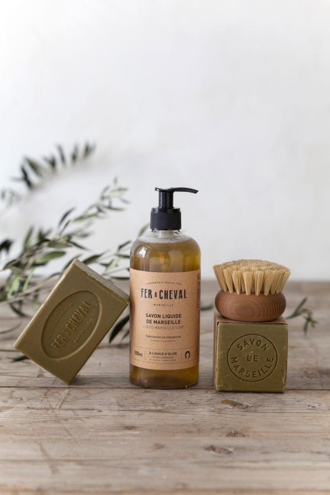 Soaps - Fer à Cheval Marseille soap Pure Olive oil 300g - SAVONNERIE FER A CHEVAL