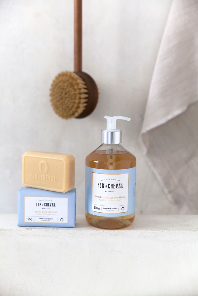 Soaps - Fer à Cheval Perfumed Marseille Liquid Soap 500ml - SAVONNERIE FER A CHEVAL
