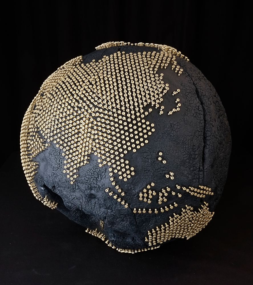 Objets de décoration - Brule Globe / Stainless steel bolts 30 cm - BRUNO HELGEN / MICHEL SOUBEYRAND
