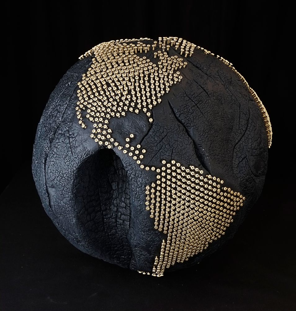 Objets de décoration - Brule Globe / Stainless steel bolts 30 cm - BRUNO HELGEN / MICHEL SOUBEYRAND
