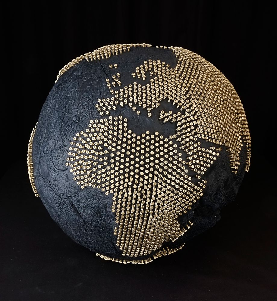 Objets de décoration - Brule Globe / Stainless steel bolts 30 cm - BRUNO HELGEN / MICHEL SOUBEYRAND