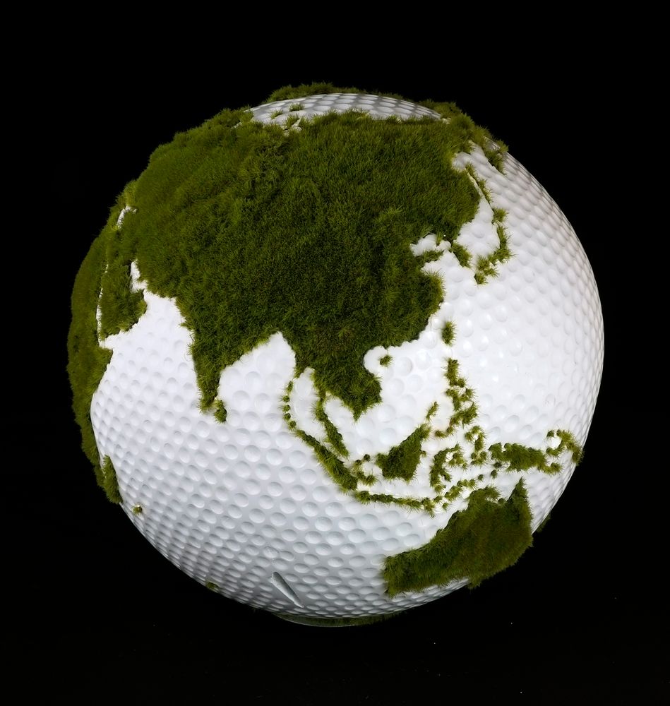 Objets de décoration - Golf Globe 30 cm - BRUNO HELGEN / MICHEL SOUBEYRAND