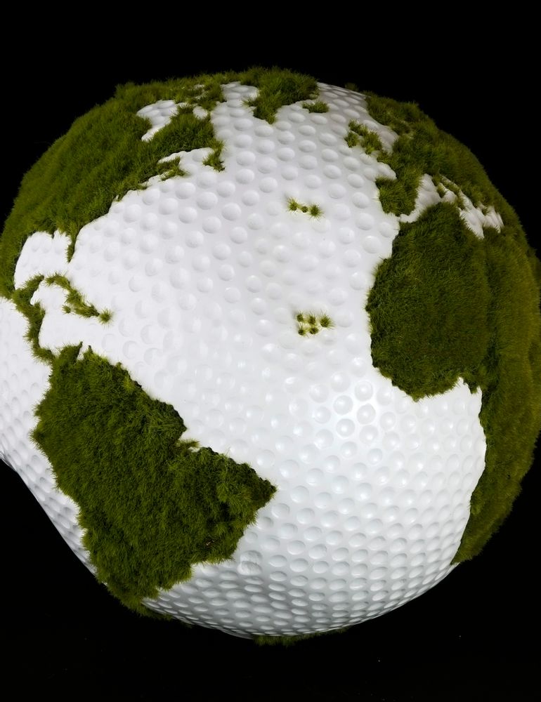 Objets de décoration - Golf Globe 30 cm - BRUNO HELGEN / MICHEL SOUBEYRAND