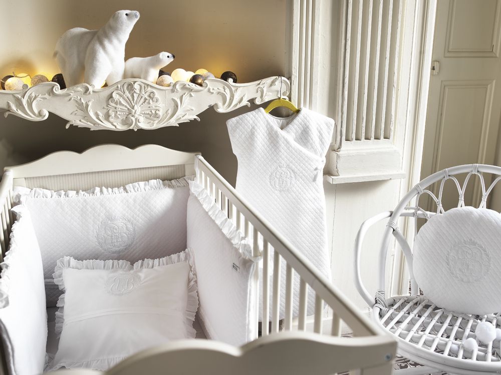 Linge de lit enfant - Tour de lit - Collection Neige - POMME CARAMEL