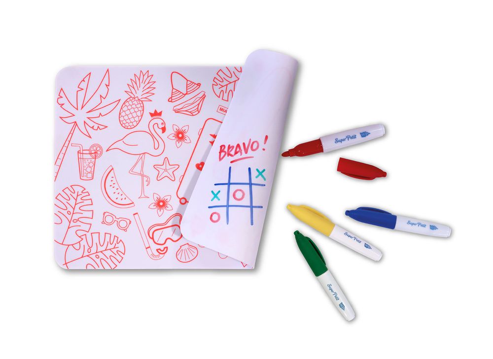 Stationery - Silicone Mini Playmat - FLORIDA reversible - SUPERPETIT