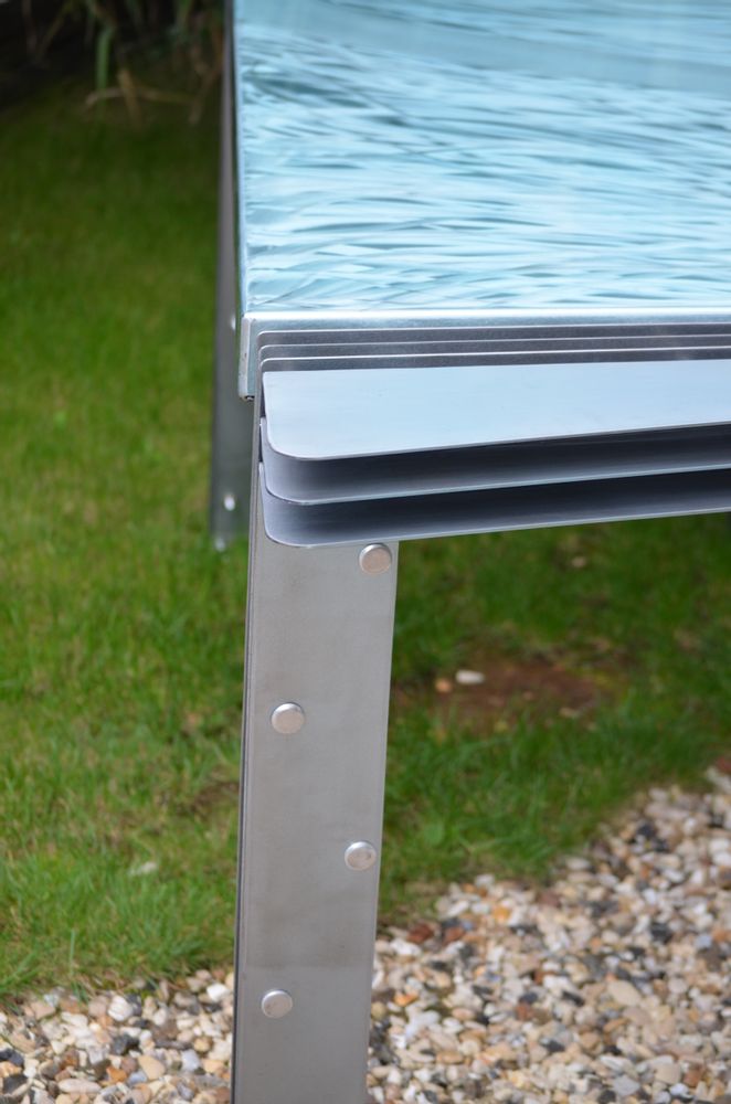 Tables Salle à Manger - Table Reflet/Feuilletée/ Bureau ETRETAT - GEFL DESIGN PARIS BY GERALD FLEURY