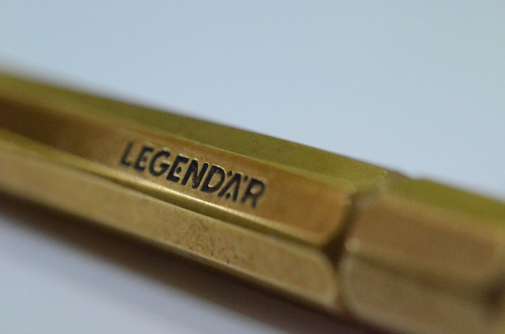 Stationery - LGNDR Brass Ballpoint Pen TWYST - LEGENDÄR