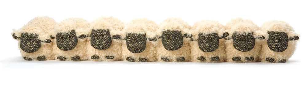 Gifts - Flock of Sheep Draught Excluder - DORA DESIGNS