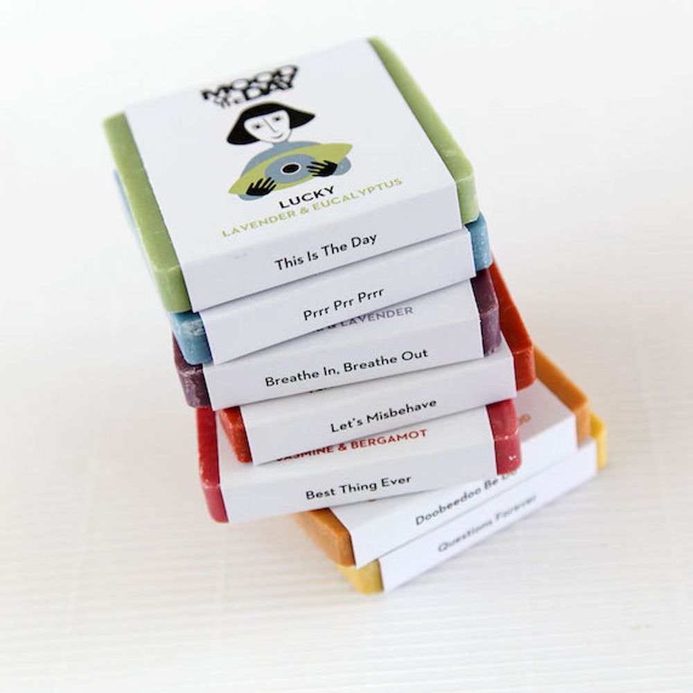 Gifts - MOOD OF THE DAY BOX OF 7 SOAPS - MOOD OF THE DAY