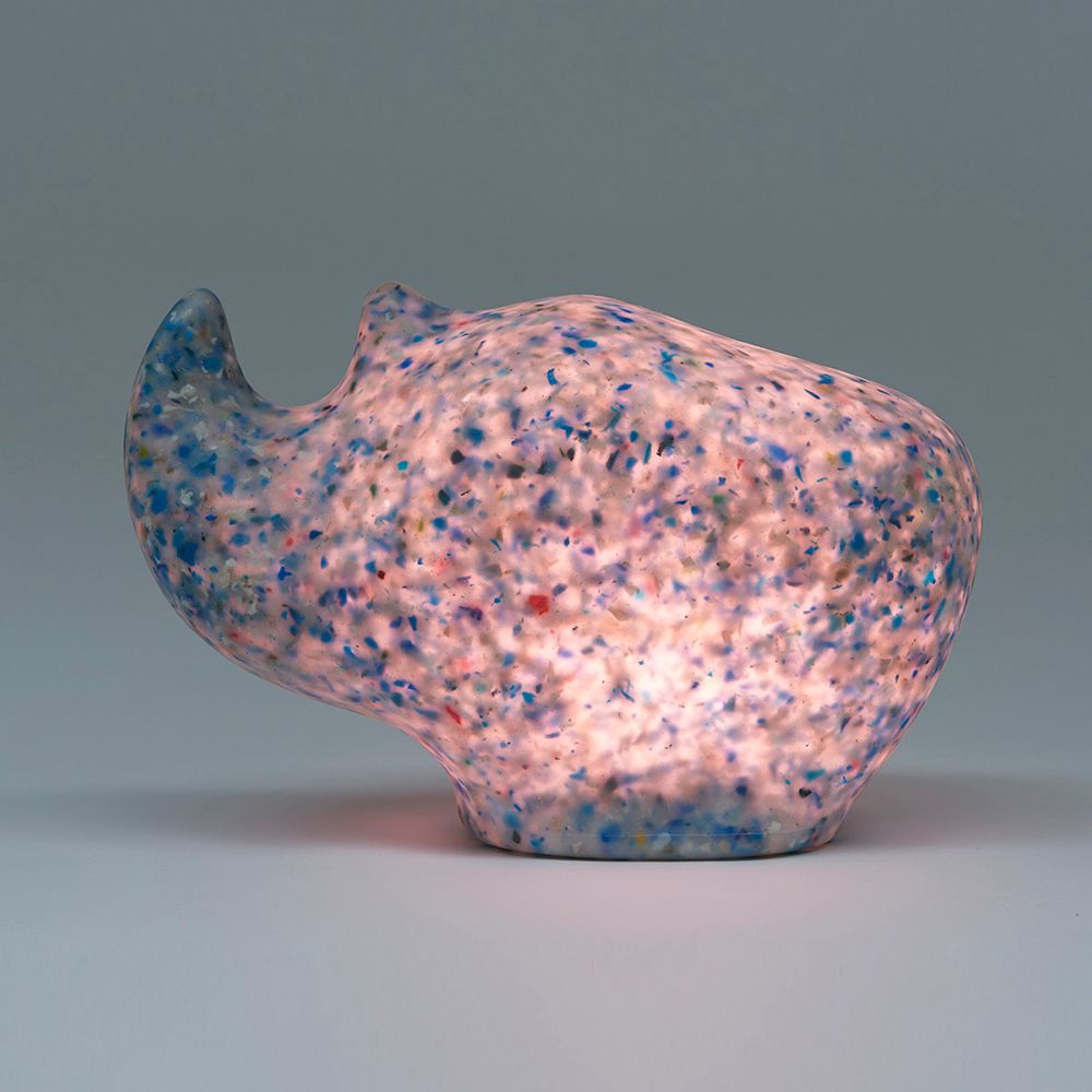 Design objects - Rhino Lamp - ECOBIRDY