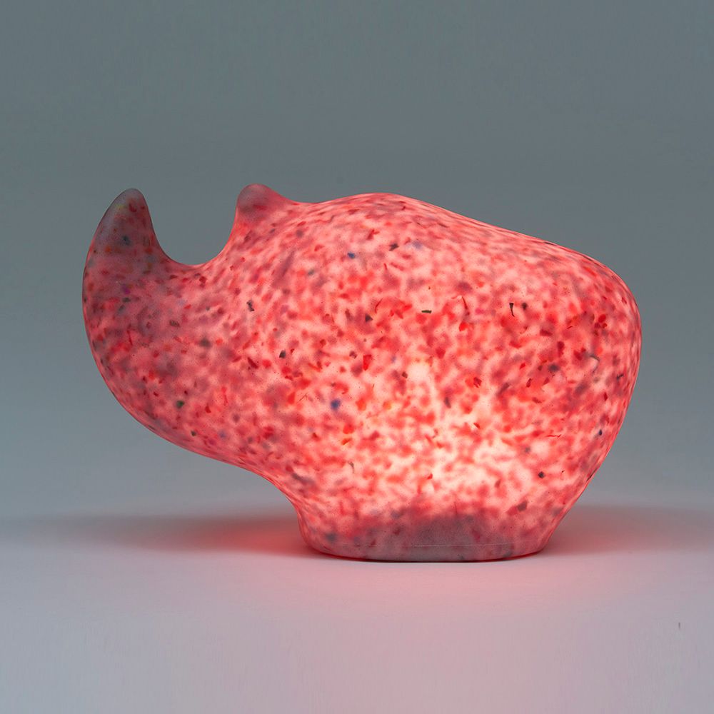 Design objects - Rhino Lamp - ECOBIRDY