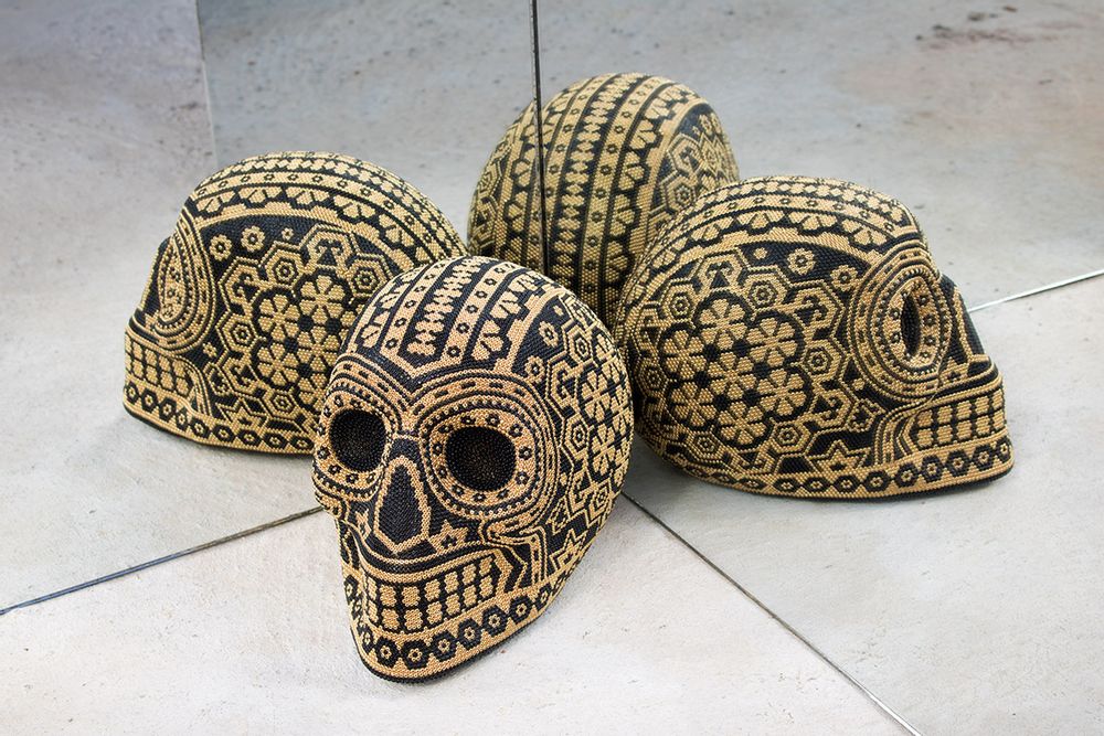 Pièces uniques - Calavera Huichola : tête de mort mexicaine - P.I. PROJECT