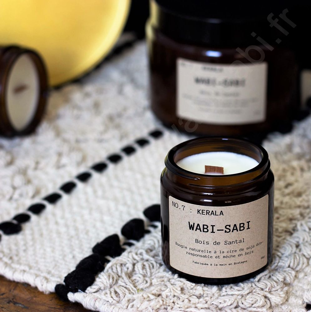 Decorative objects - Candle NO.7 : Kérala by Wabi-Sabi - WABI-SABI