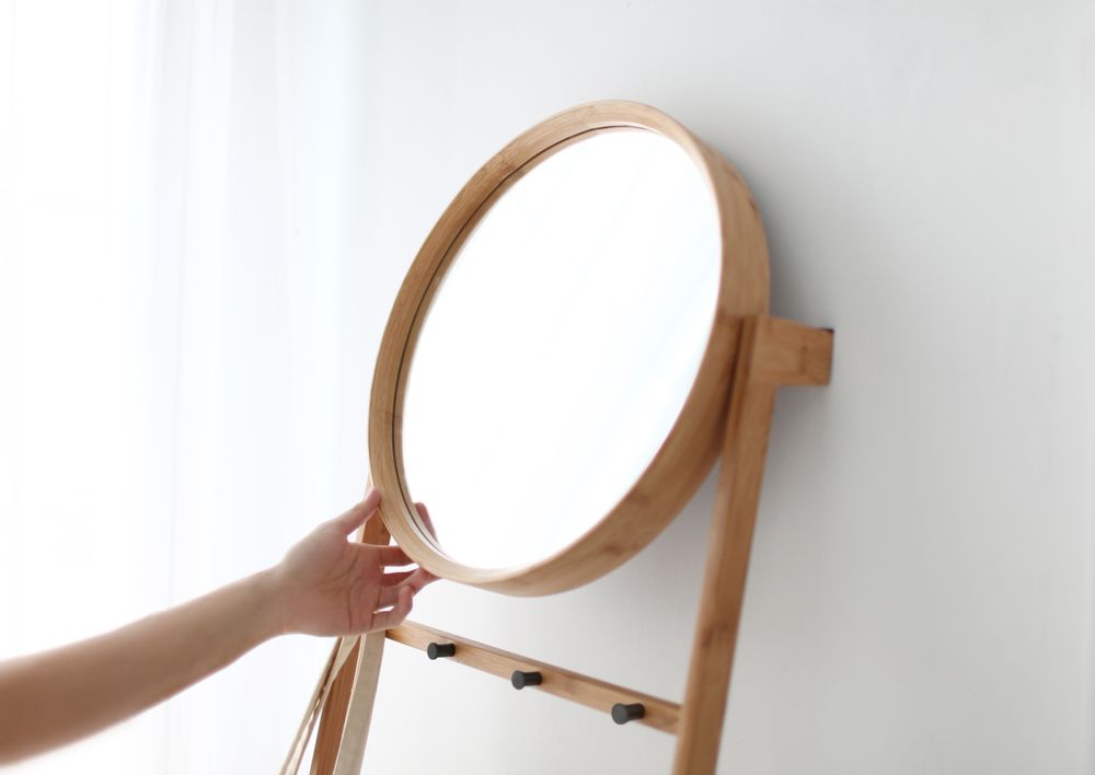 Etagères - GROTA Support de rangement avec miroir - GUDEE