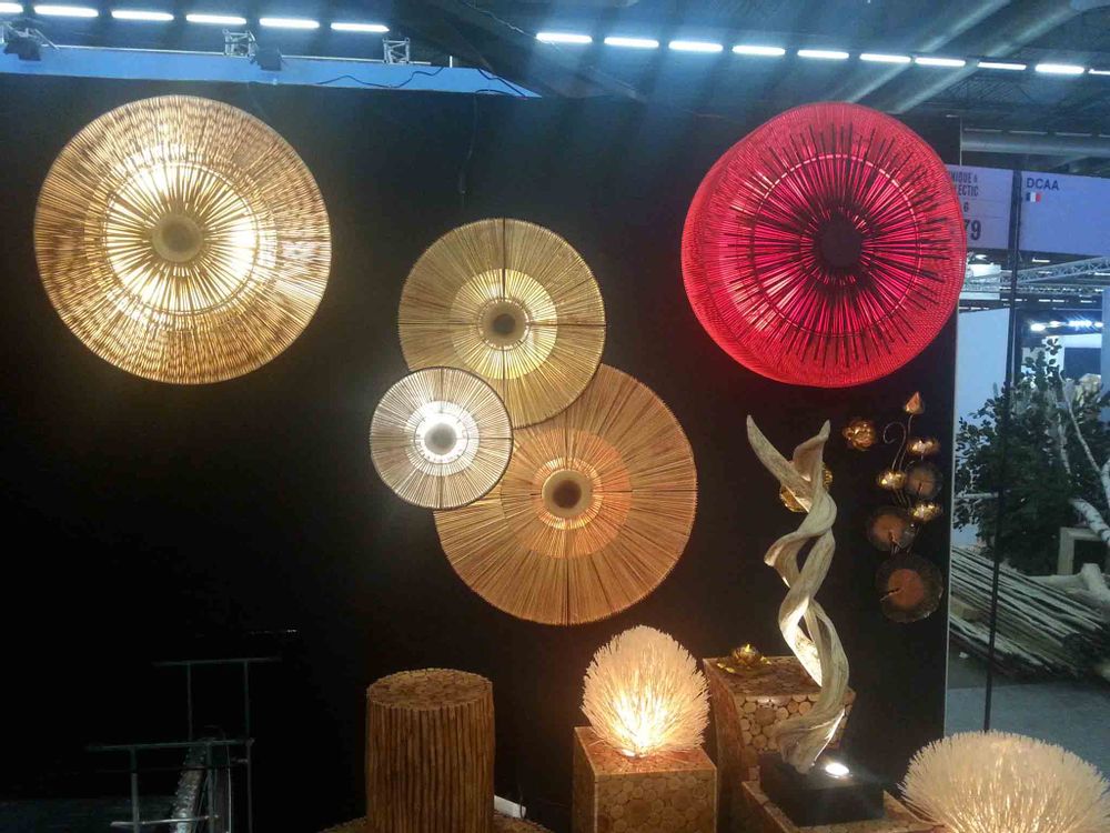 Suspensions - collection LAMPE BAMBOU - DCAA