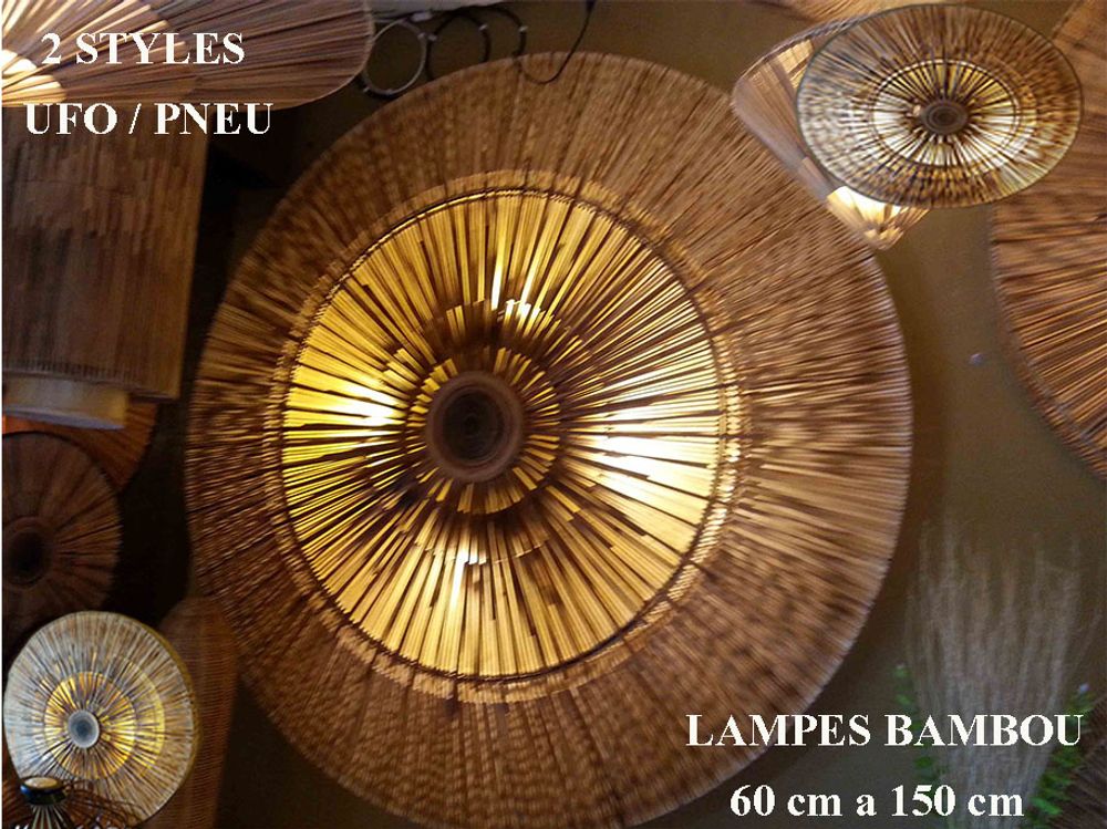 Suspensions - collection LAMPE BAMBOU - DCAA