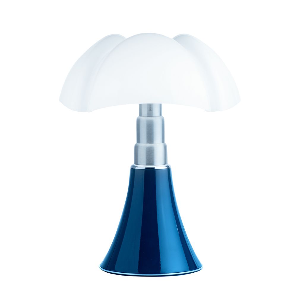 Lampes à poser - Lampe MINIPIPISTRELLO Bleu Ardoise by Martinelli Luce - LAURIE LUMIERE