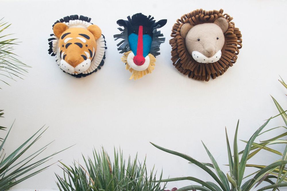Other wall decoration - Fiona Walker England Animal Heads - S-C BRANDS