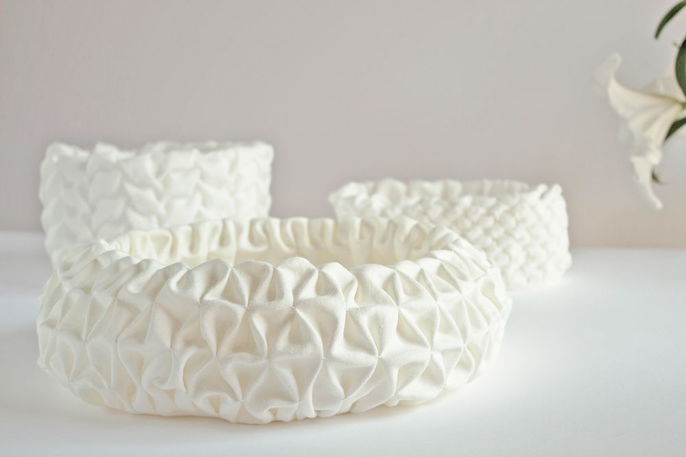 Bols - Capella / Panière souple fait main en chanvre  - MOLFO