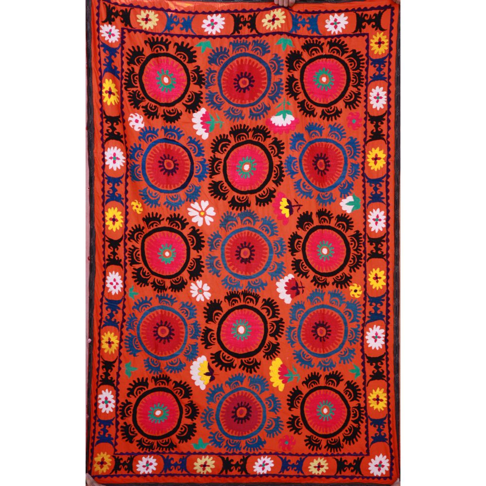 Decorative wall frescoes - Unique Suzani textile  - CHUK PALU