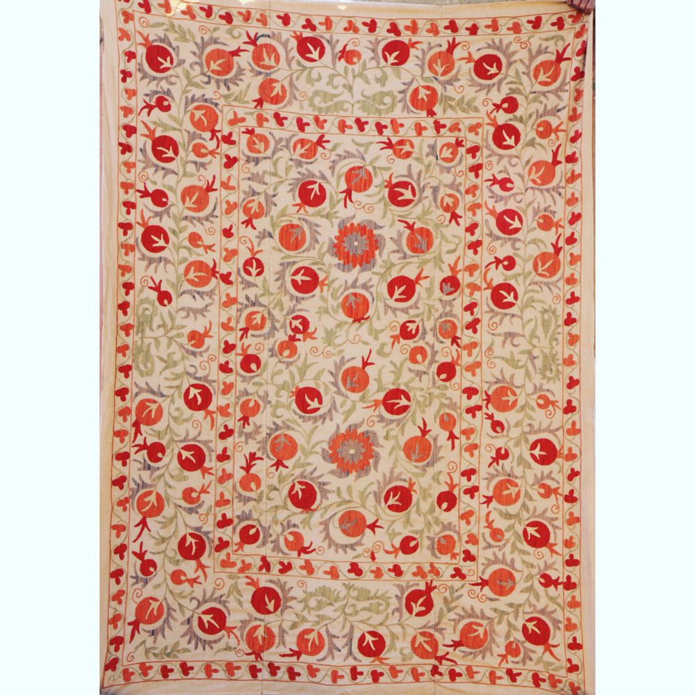 Decorative wall frescoes - Unique Suzani textile  - CHUK PALU